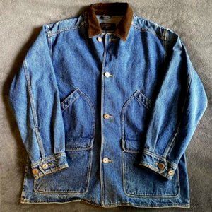 Vintage Eddie Bauer Denim Coat size S